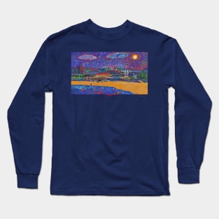 Bondi Beach Art Long Sleeve T-Shirt